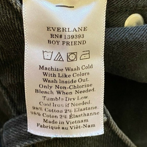 Everlane Regular Denim High Rise Boyfriend Jeans - Picture 6 of 9